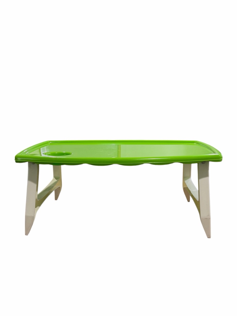 Vintage 70’s Blisscraft of Hollywood “Happy Time Tray” In Lime Green - Picture 3 of 16